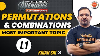 Permutation and Combination Class 11 Maths L1  JEE Maths  JEE 20242025  Kiran Sir [upl. by Petracca]