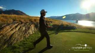 Jacks Point Golf Course  Queenstown New Zealand with Remarkable Golf Tours [upl. by Jeffie580]