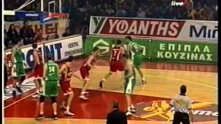 Greek Basketball League 19981999 Olympiacos vs Panathinaikos Regural Season part 12 [upl. by Fregger654]