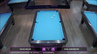 DAVE WILKS vs DAN ANDERSON  HIDDEN POCKET  TABLE 10  EvoSports [upl. by Remas]