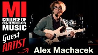 Alex Machacek Sweep Guitar Picking Techniques  Musicians Institute [upl. by Nalrah89]