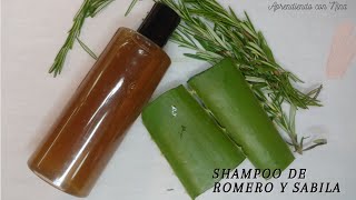 Shampoo de Romero🌿 y Sabila para el Crecimiento y la Caída [upl. by Navak]