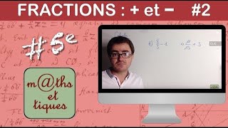 Effectuer des additions et soustractions de fractions 2  Cinquième [upl. by Luy347]