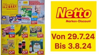 NETTO Prospekt Werbung Gültig von 29724 bis 3824Werbungde [upl. by Luhar267]