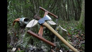 Woodland Camp Coppice Work and Cooking [upl. by Mongeau]