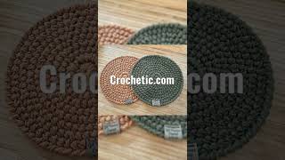 Free Crochet pattern for hot pads [upl. by Eladnar]