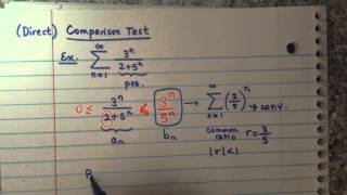 Direct Comparison Test Examples [upl. by Tichonn]