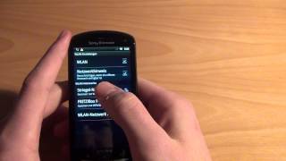 Sony Ericsson Xperia Pro WLAN einrichten [upl. by Omle]