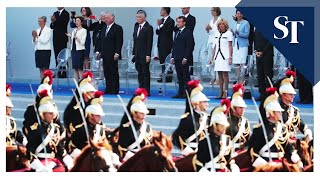 WATCH Bastille Day 2018 with PM Lee as guest of honour RSAF takes part in flypast singapore [upl. by Allerim]