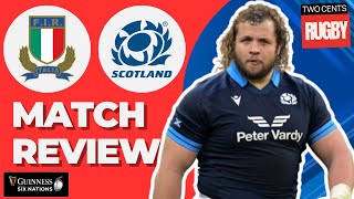 Italy v Scotland Review  6 Nations 2024 [upl. by Hallie225]