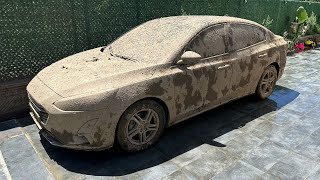 6 YEARS UNWASHED CAR  Wash the Dirtiest Ford Focus [upl. by Walrath265]