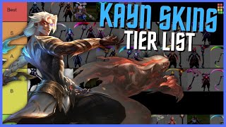 THE ULTIMATE KAYN SKIN TIERLIST [upl. by Shoshana7]