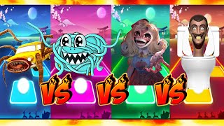 Car Eater🆚Garten of Banban🆚Poppy Playtime🆚Skibidi Toilet🎶Tiles Hop [upl. by Palmore915]