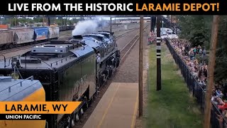 Laramie Wyoming USA  Virtual Railfan LIVE [upl. by Rasec321]