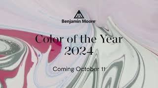 Color of the Year and Color Trends 2024 is Coming  Benjamin Moore [upl. by Shulem958]