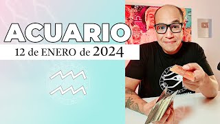 ACUARIO  Horóscopo de hoy 12 de Enero 2024 [upl. by Matazzoni208]