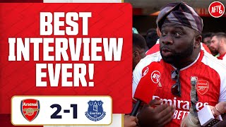 This Is The Best Interview Kelechi  Arsenal 21 Everton [upl. by Elliven]