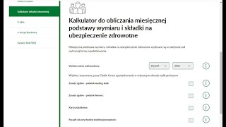 Kalkulator składki zdrowotnej ZUS [upl. by Doria196]