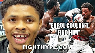 SHAKUR STEVENSON REVIEWS CRAWFORD KNOCKOUT OF SPENCE REVEALS WHAT HE DID BEST amp NEW SPARRING DETAIL [upl. by Aurthur984]