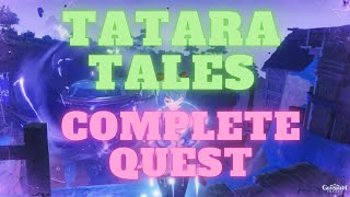 Tatara Tales Complete Quest Guide Genshin Impact 20 Inazuma Part1  Digits Guide [upl. by Yrroc]