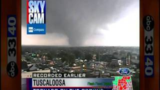 ABC 3340 Coverage of the April 27 2011 Outbreak 530 to 600 pm [upl. by Dorehs]