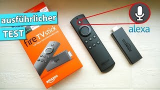 Amazon Fire TV Stick mit AlexaSprachfernbedienung im Test  deutsch [upl. by Anaeda]