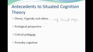 Situated Cognition [upl. by Breger]