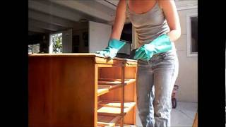 furniture refinishing staining wood [upl. by Jazmin]