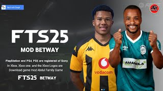 DOWNLOAD FTS 2025 MOD BETWAY PREMIERSHIP NEW UPDATE TRANSFER 202425PES2025BETWAY [upl. by Kilam]