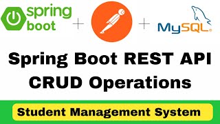 SpringBoot REST API CRUD Operations using Spring Data JPA  Postman  MySql springboottutorial [upl. by Demetri]