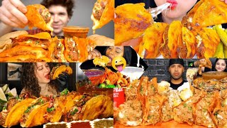 BirriaTacos MOST POPULAR CHEESY BIRRIAs TACOS🌮Mukbang COMPILATION😋MEXICAN BIRRIA TACOs BIGBITE👌 [upl. by Miuqaoj465]