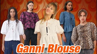 DIY  Maak met mij de VIRAL GANNI Blouse  Rosalie Boom 206 [upl. by Oibesue]