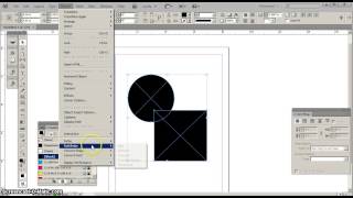 Combine and Minus Shapes in InDesign [upl. by Aizirtap624]