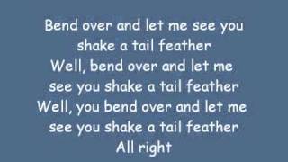 Ike and Tina Turner  Shake A Tail Feather lyrics [upl. by Grekin652]