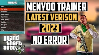 How to Install MENYOO TRAINER in GTA 5  NEW VERSION 2023  NO ERROR  IN HINDI [upl. by Aslehc]