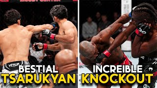 INCREIBLE KO de Arman Tsarukyan vs Beneil Dariush  Turner FULMINA a Green  UFC Austin Resultados [upl. by Wu]