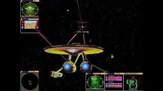 USS Monitor vs Romulan Birds of Prey  KM  Star Trek Bridge Commander [upl. by Nitaj]