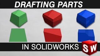 How to draft parts in solidworks [upl. by Asiar]