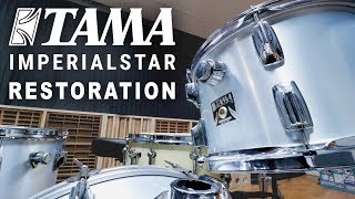 Restoring a Vintage Tama Imperialstar [upl. by Kyrstin]