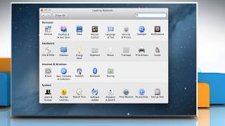 How to Setup a Internet Network Connection in Mac® OS X™ [upl. by Chandal]