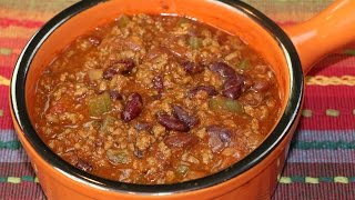 Chili Recipe  How to Make Homemade Chili [upl. by Avin]