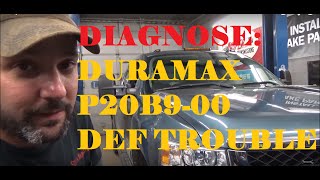 Chevy  GMC 2500HD Duramax  P20B900 Reductant Heater Problem  Part I [upl. by Irmgard520]