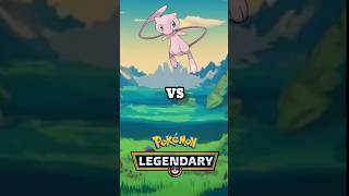 Mew vs Legendary  mythical pokemon battle short video pokemon mew edit shorts viralvideo [upl. by Romulus54]