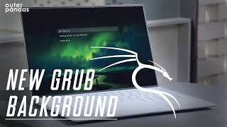 How to Change Kali Linux Grub Background amp Theme  Customize Grub in Kali Linux [upl. by Ecirpac]