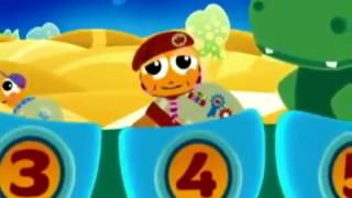 BabyTV BabyHood Tortoises riding the train english [upl. by Ayalahs]