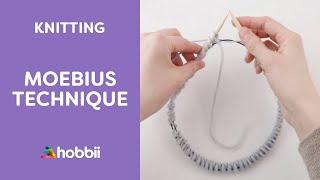 How to Knit Moebius Technique [upl. by Barnett]