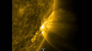 NASAs SDO Watches Magnetic Arches Tower Over Suns Surface [upl. by Hennessey996]