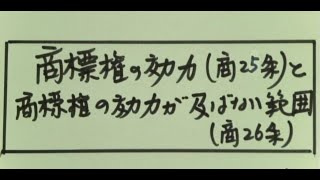 【初学者向けシリーズ】商標法25条（商標権の効力）及び26条（商標権の効力が及ばない範囲） [upl. by Siegel57]