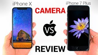 iPhone X vs iPhone 7 Plus  CAMERA REVIEW [upl. by Danni734]