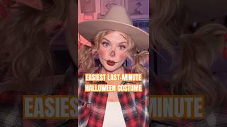 The EASIEST lastminute costume—SCARECROW easyhalloweencostume halloweenmakeup [upl. by Adnael]